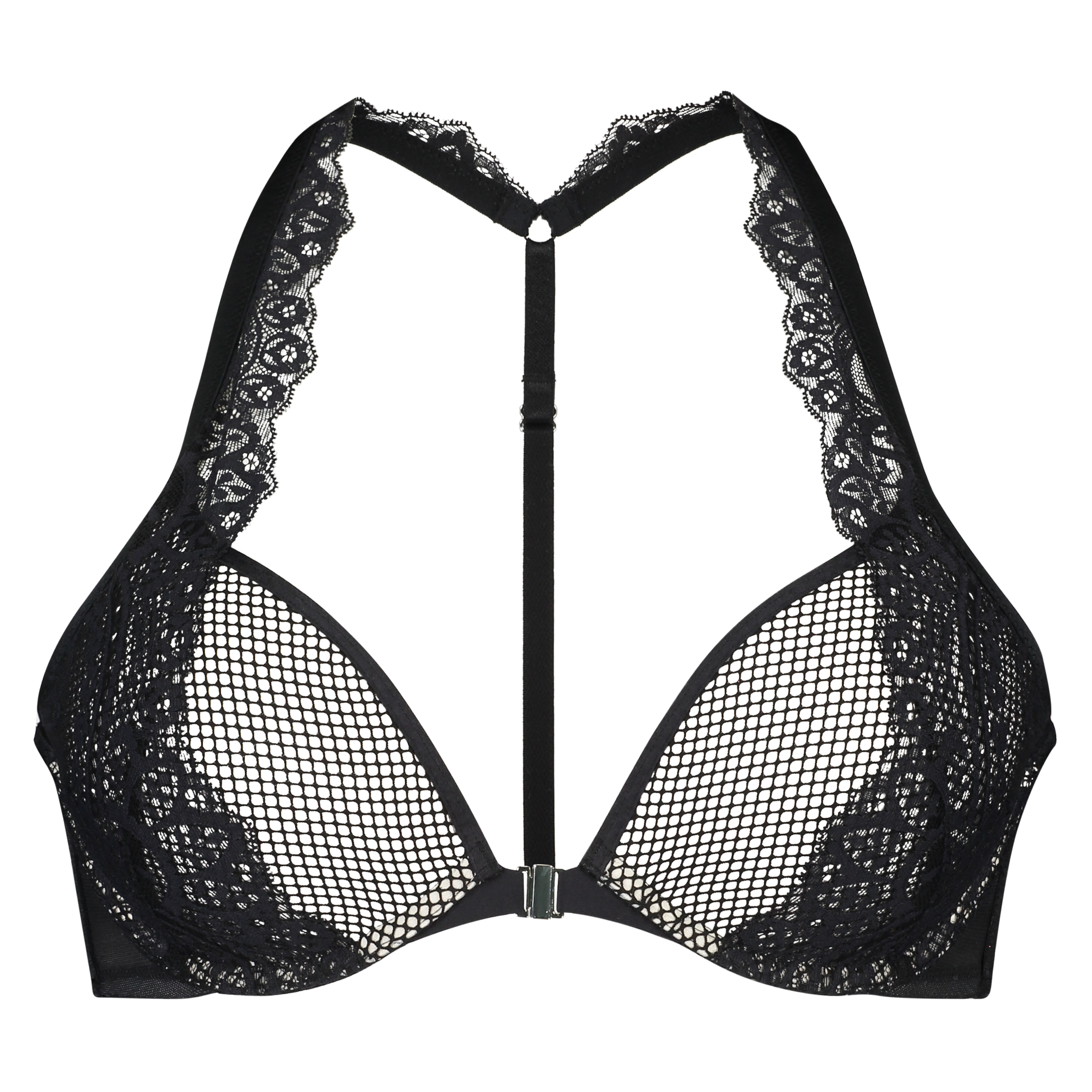 Soutien-gorge à armatures préformé push-up Persephone, Noir, main