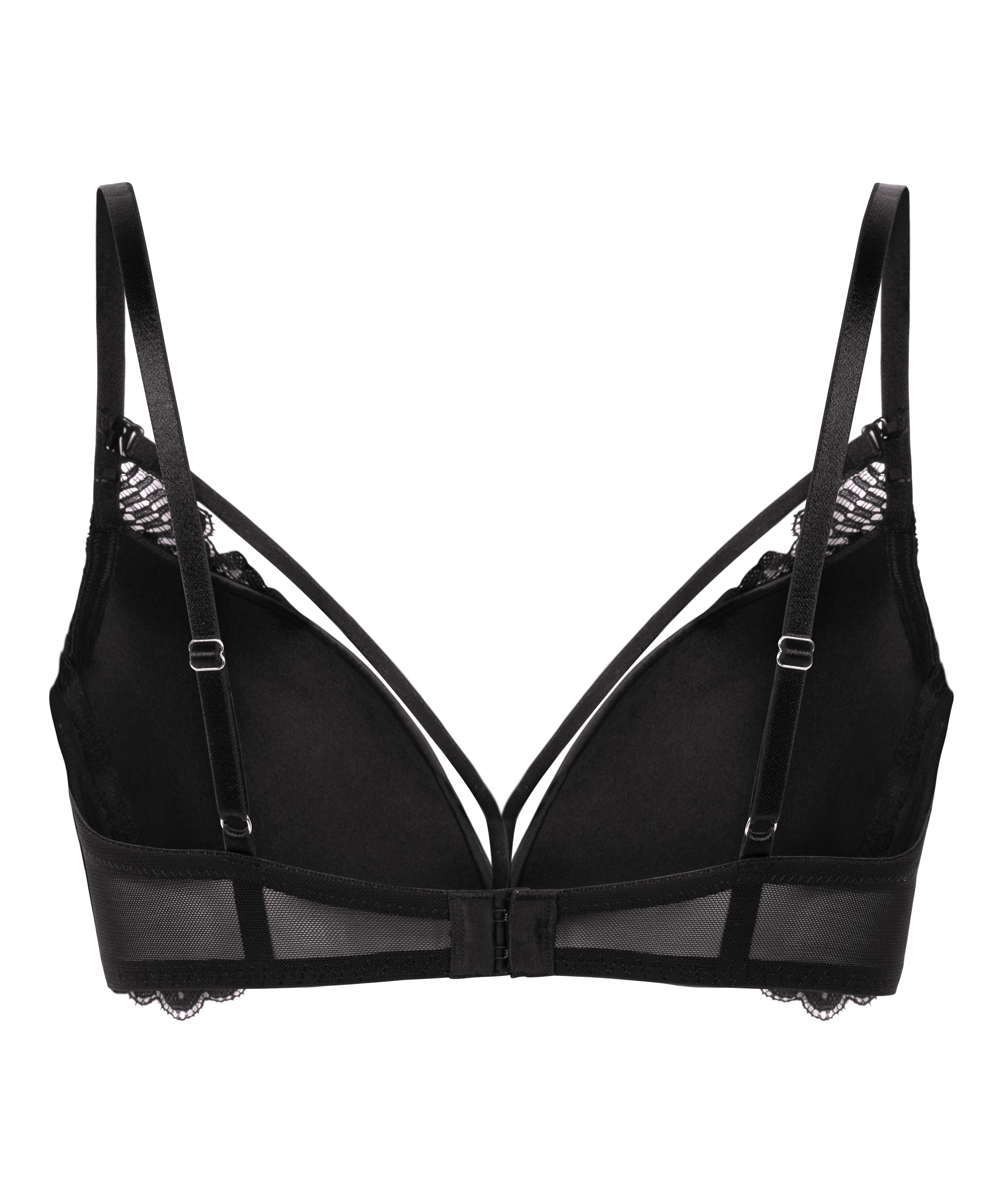 Soutien-gorge à armatures maximiseur préformé Whitney, Noir, main