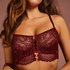 Soutien-gorge à armatures semi-préformé longline  Lara, Rouge