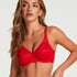 Soutien-gorge à armatures non-préformé minimiseur Nina, Rouge