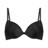 Soutien-gorge à armatures préformé Transparent Back Multiway, Noir