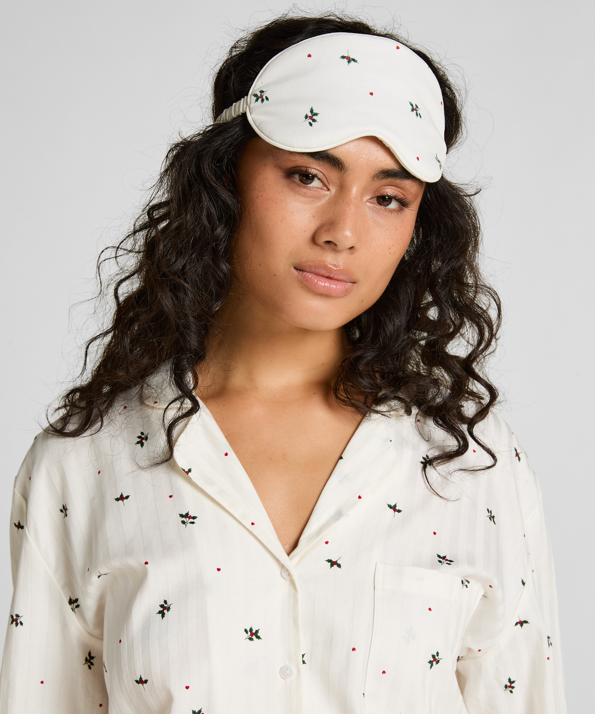 Masque pour les yeux, Blanc, main