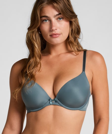 Soutien-gorge à armatures préformé Plunge, Bleu