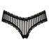 Slip br&eacute;silien V-shape mesh, Noir
