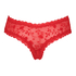 Slip brésilien V-shape Mesh, Rouge