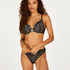 Soutien-gorge push-up à armatures rembourré Rose, Noir