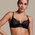 Soutien-gorge à armatures préformé Poppy, Noir