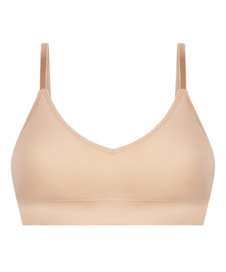 Brassière triangle Dide, Beige