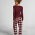Pantalon de Pyjama Flanel, Violet