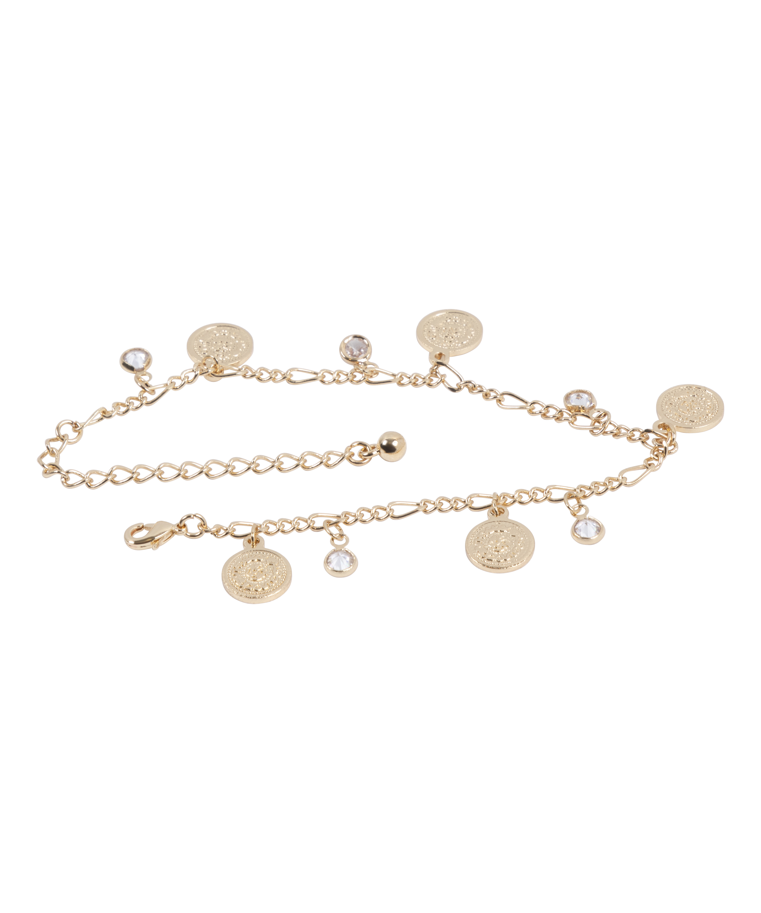 Bracelet à pendentif, Jaune, main