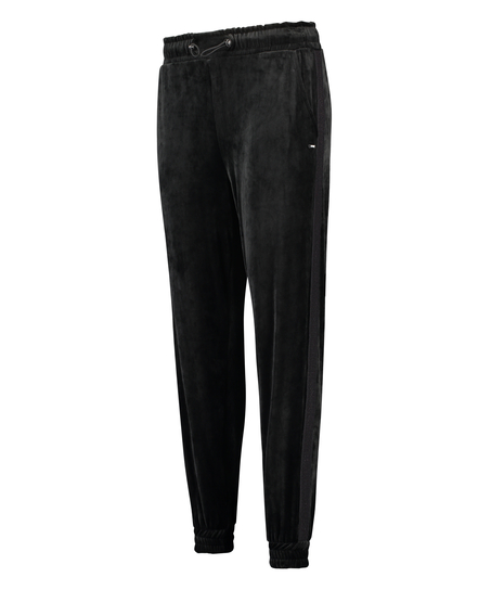 Pantalon de sport Velours HKMX, Noir