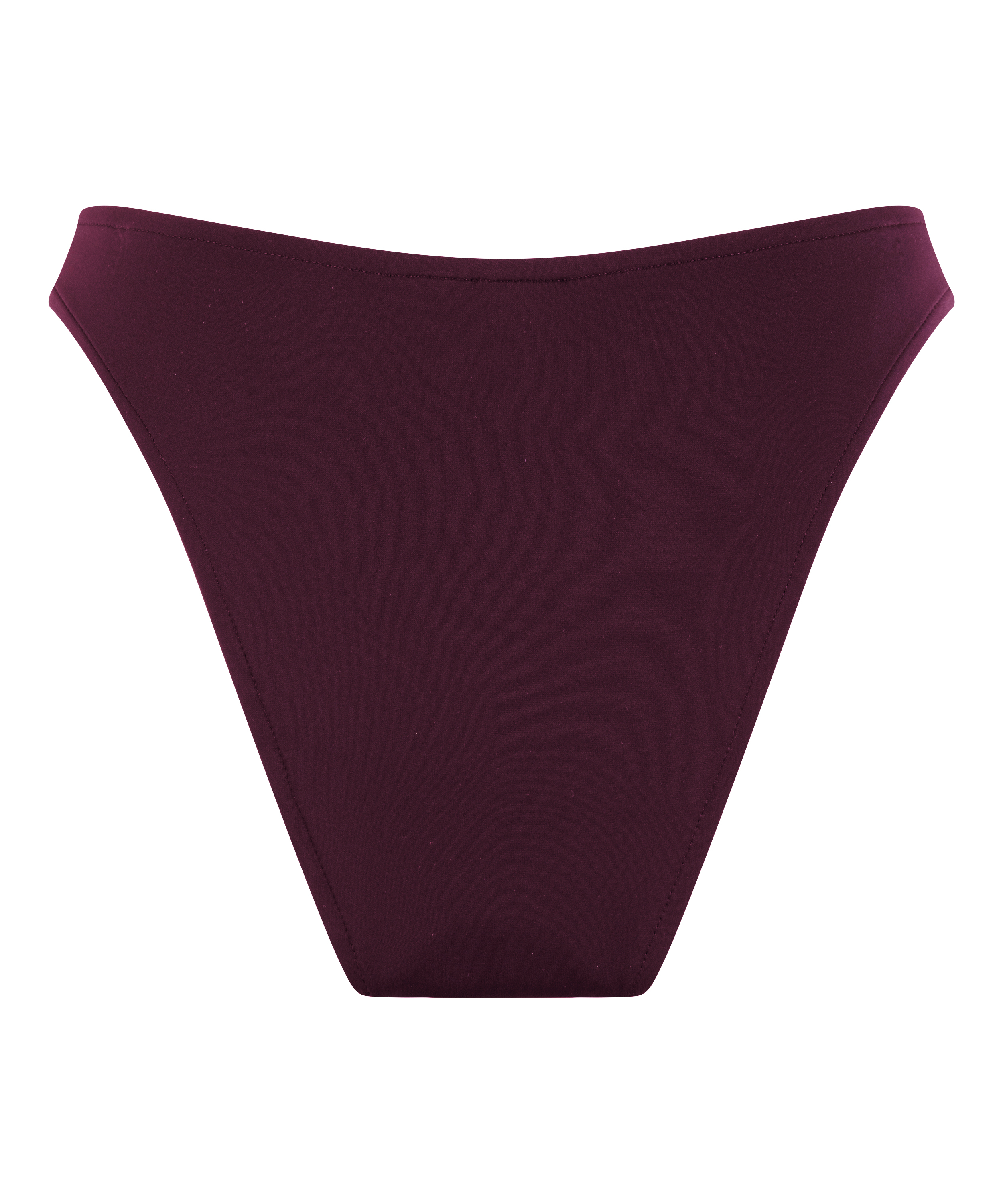 Bas de bikini à jambe haute en néoprène, Violet, main