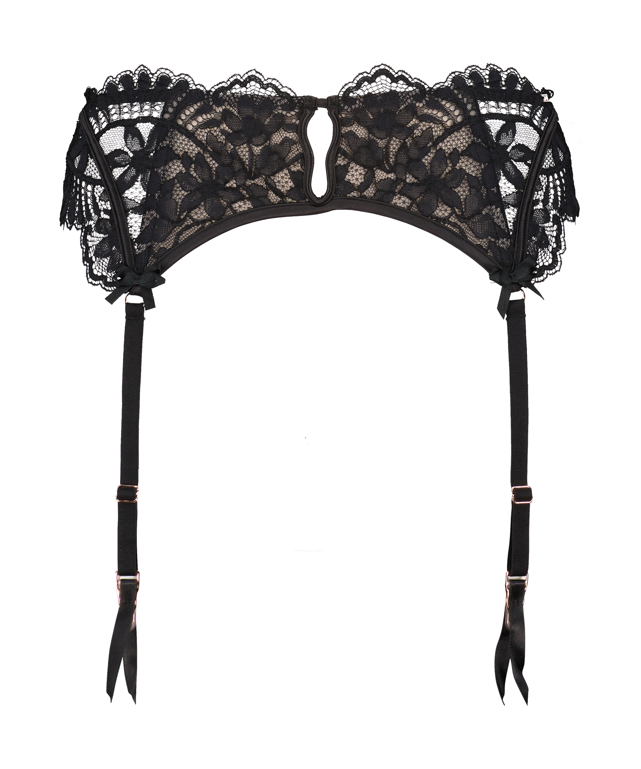 Porte-jarretelles Jamie, Noir, main