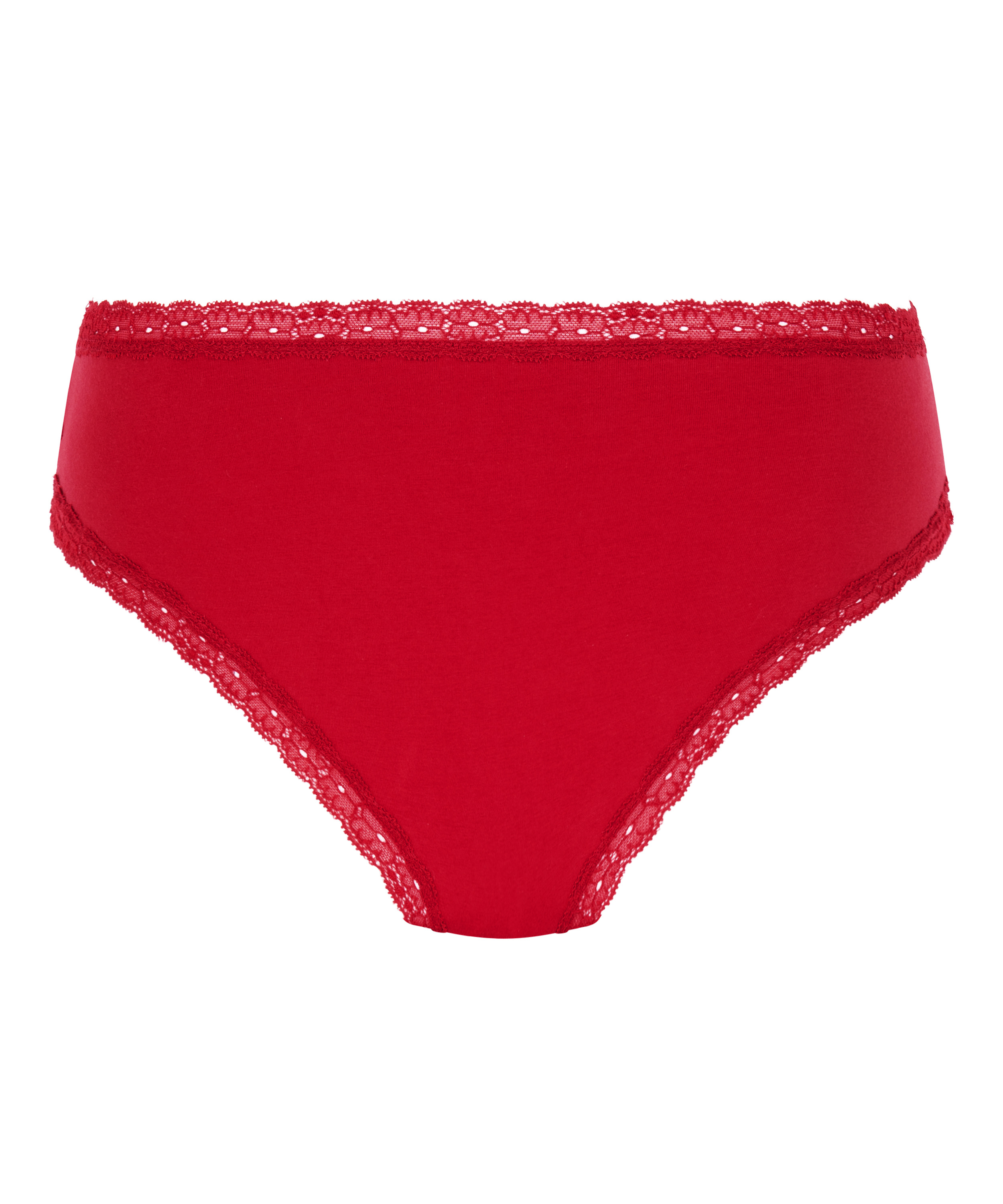 Culotte brésilienne Georgia, Rouge, main