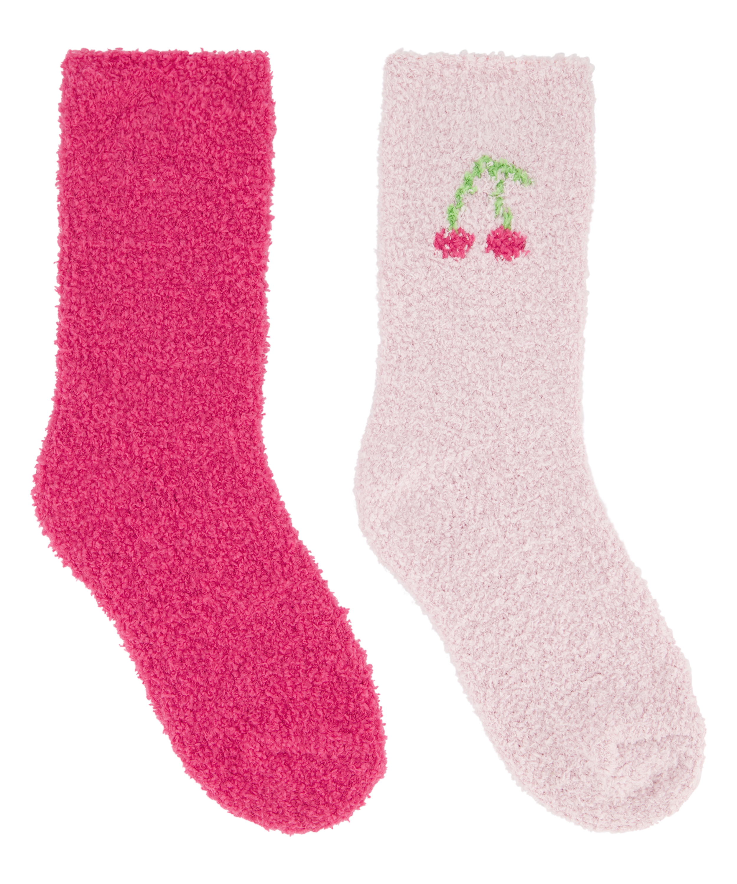 Lot de 2 Paires de Chaussettes Cosy, Rose, main