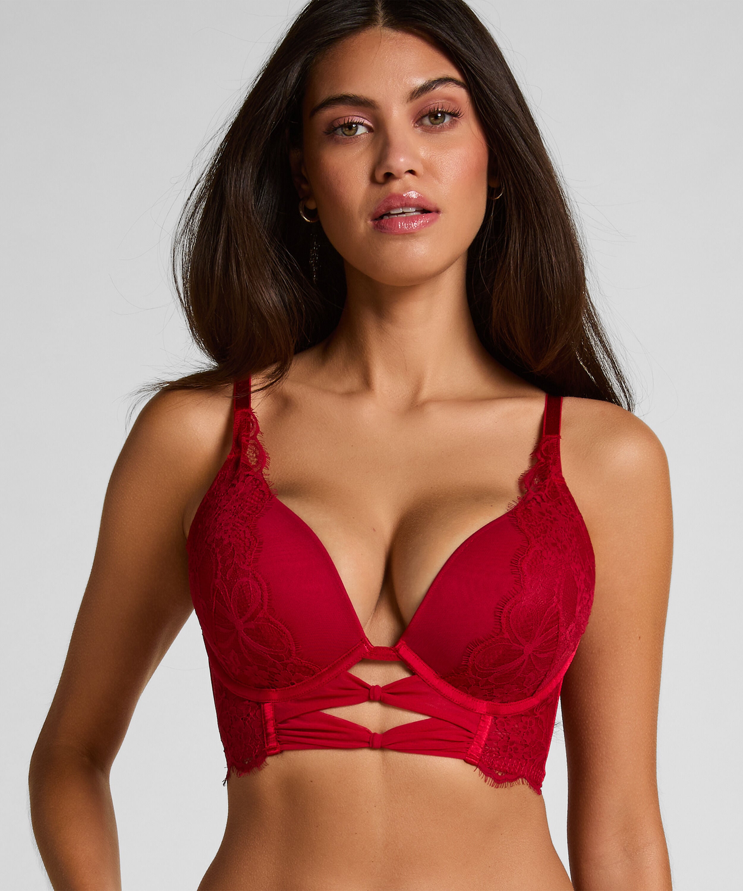Soutien-gorge push-up Longline Marianna, Rouge Soutien-gorge push-up Longline Marianna, Rouge