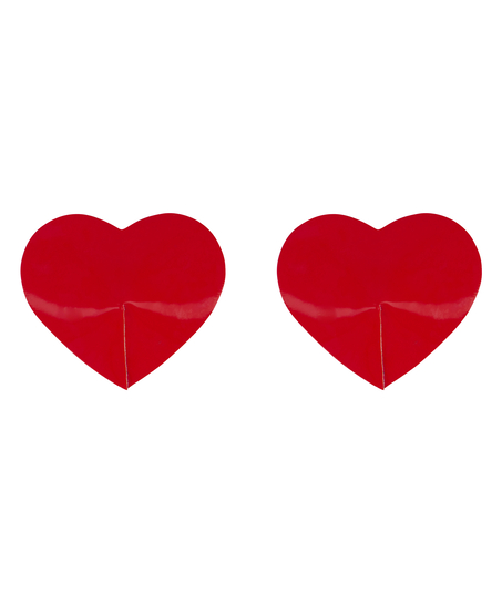 Cache-t&eacute;tons brillants, Rouge