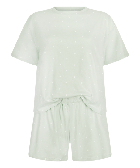 Pyjama en Coton, Vert