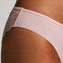 Slip brésilien iInvisible Lace Back, Rose