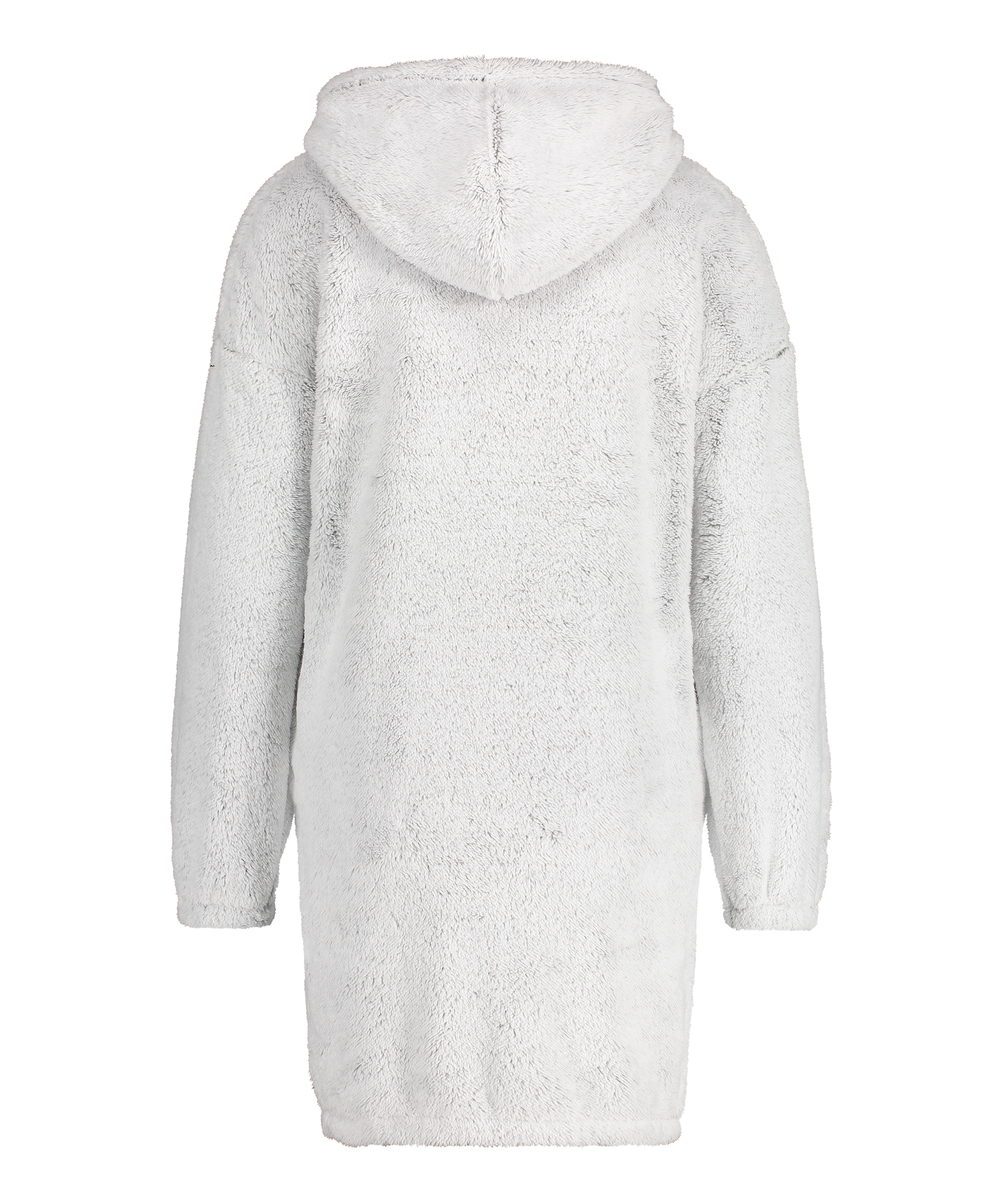 Robe snuggle polaire femme, Gris, main