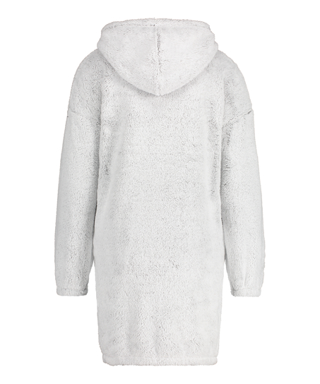 Robe snuggle polaire femme, Gris