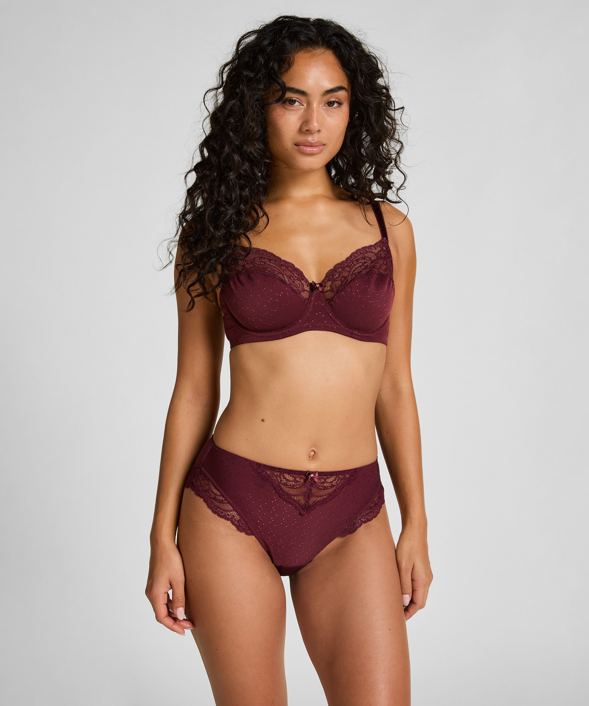 Slip taille haute Sophie, Rouge Slip taille haute Sophie, Rouge