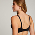 Soutien-gorge sans armatures non-préformé Sara, Noir