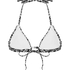 Haut de bikini triangle Lobos, Noir