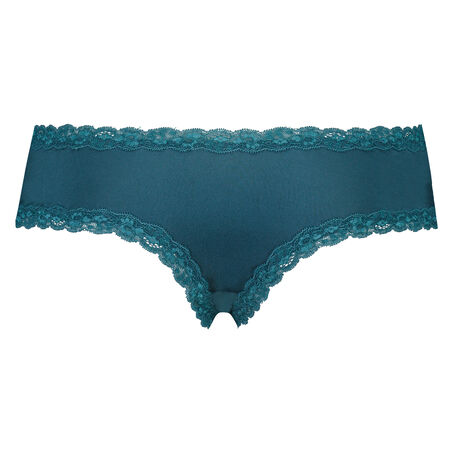 Slip br&eacute;silien V-shape Kyla, Bleu