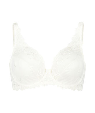 Soutien-gorge &agrave; armatures non-pr&eacute;form&eacute; Diva, Blanc