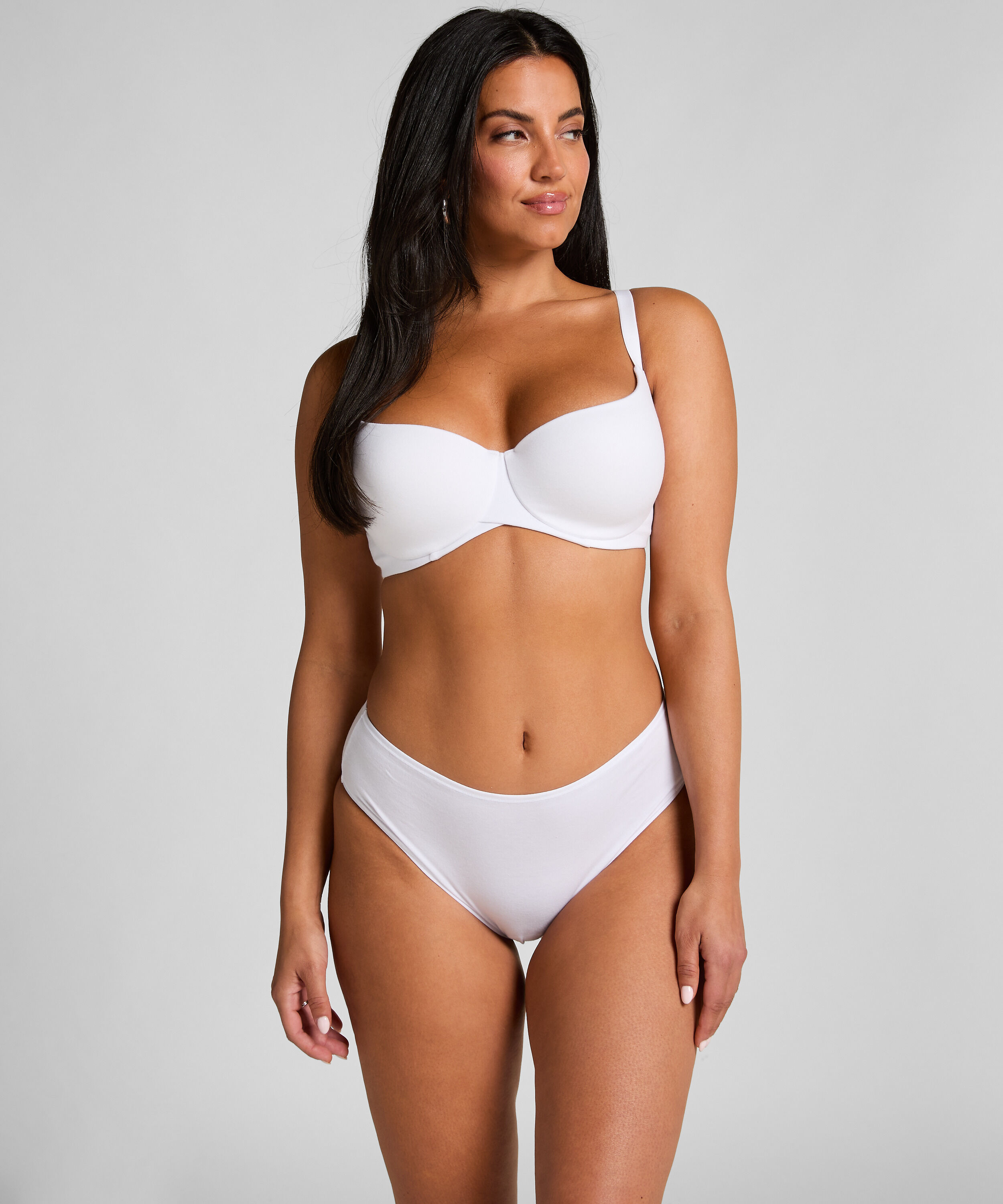 Culotte brésilienne jambe haute coton