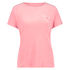Top velours manches courtes, Rose