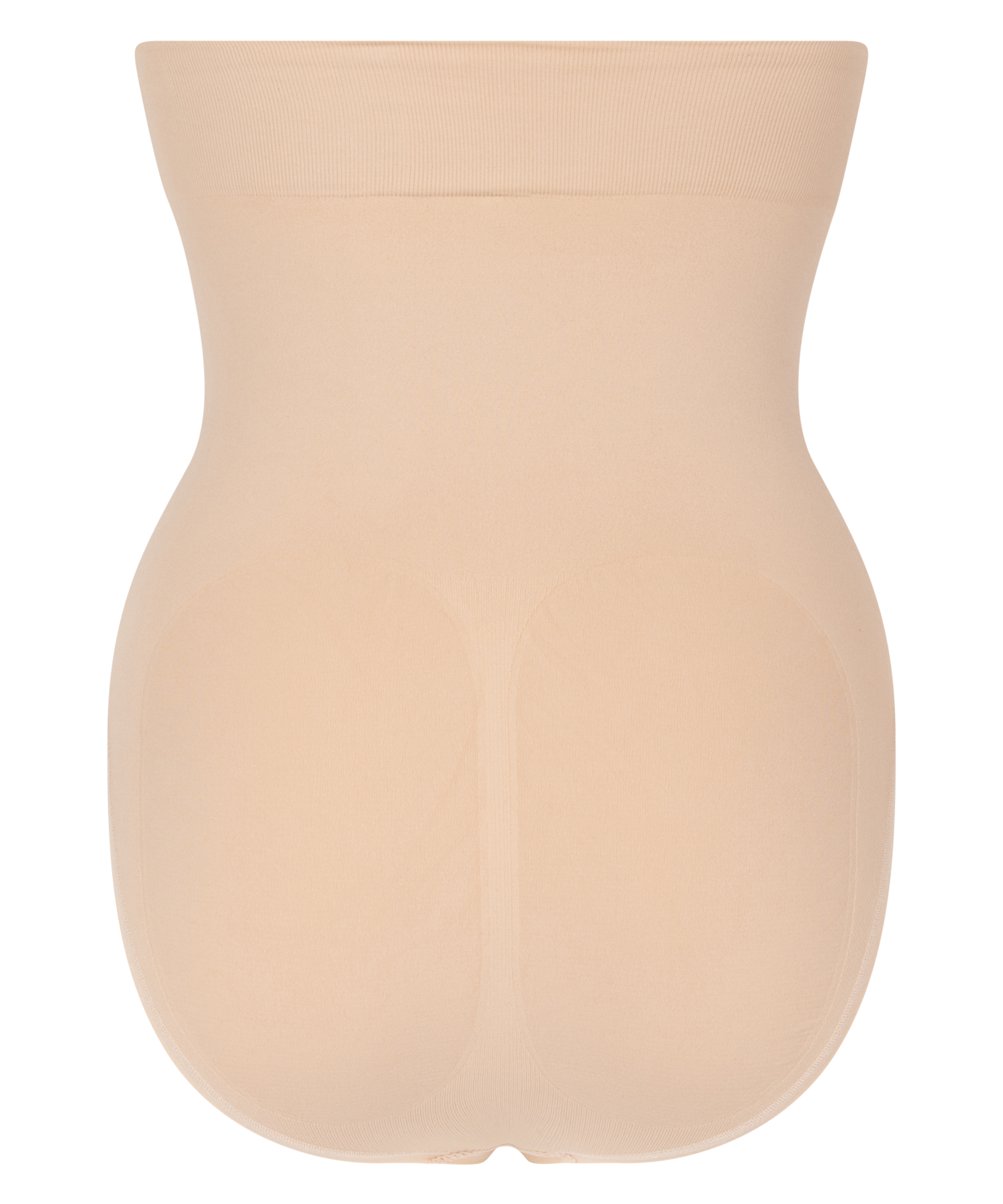 Slip Rio taille haute sans coutures mettant en valeur la silhouette, Beige, main