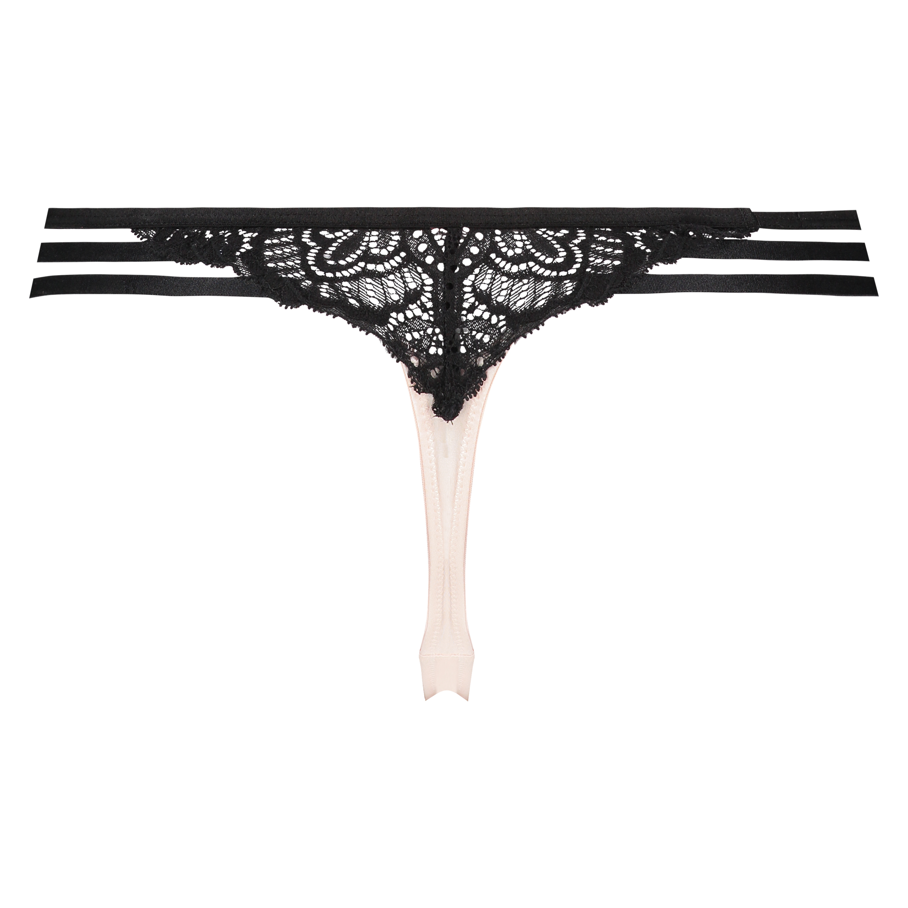 Tanga String Orla, Noir, main