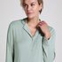Robe-chemise à manches longues en jersey Essential, Vert