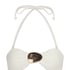 Haut de bikini bandeau Cabo, Blanc