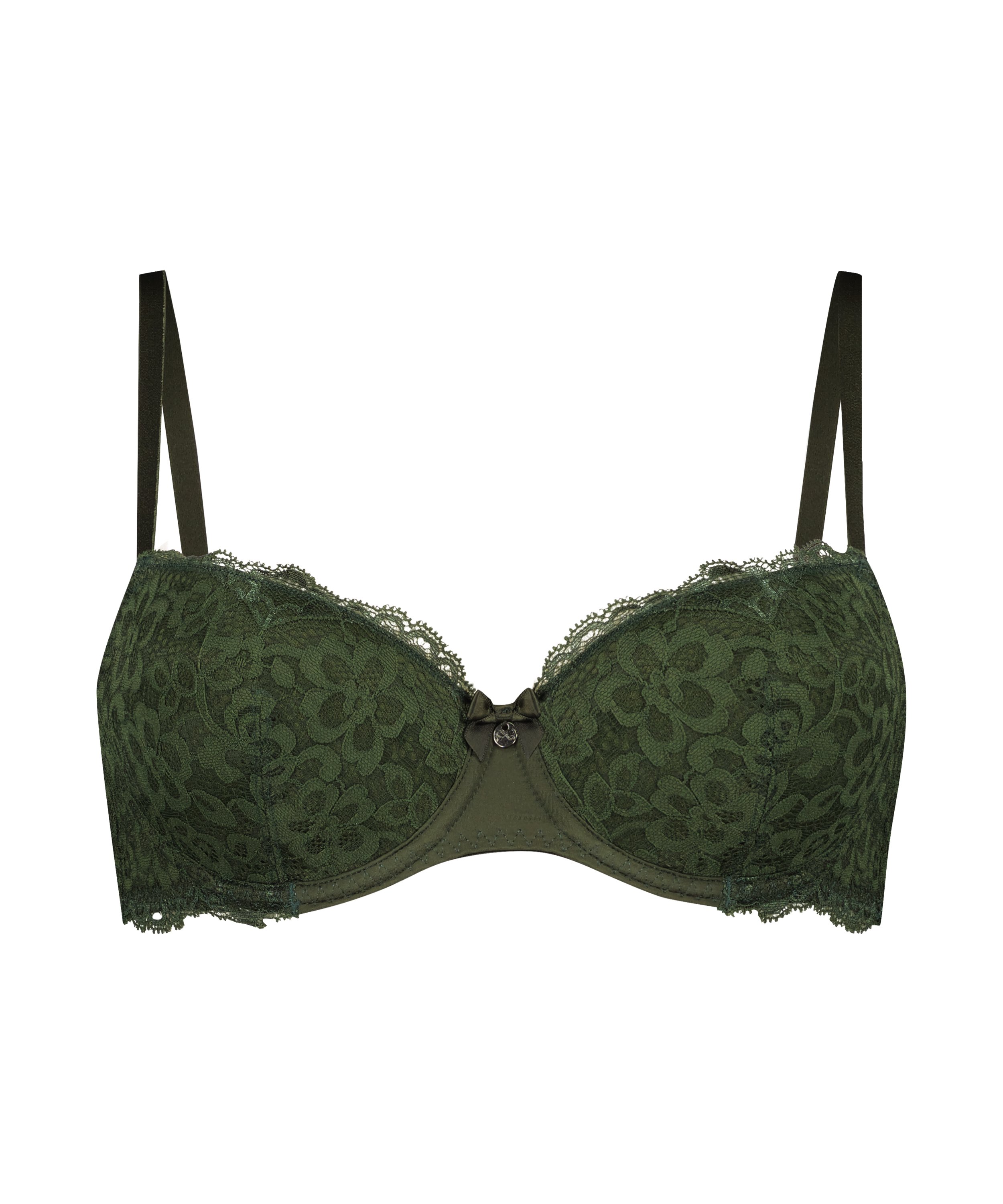 Soutien-gorge à armatures préformé Marine, Vert, main