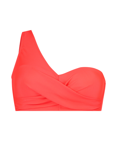 Haut de bikini bandeau Cairo, Rouge