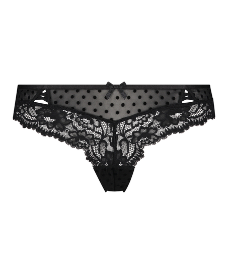 Slip brésilien Irene, Noir