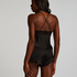 Short de pyjama Satin Marcela, Noir