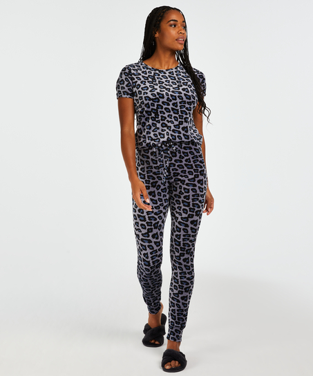 Cross Straps Indoor Sandal, Gris