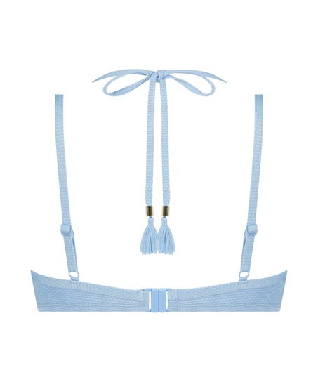 Haut de bikini préformé à armatures Scallop, Bleu