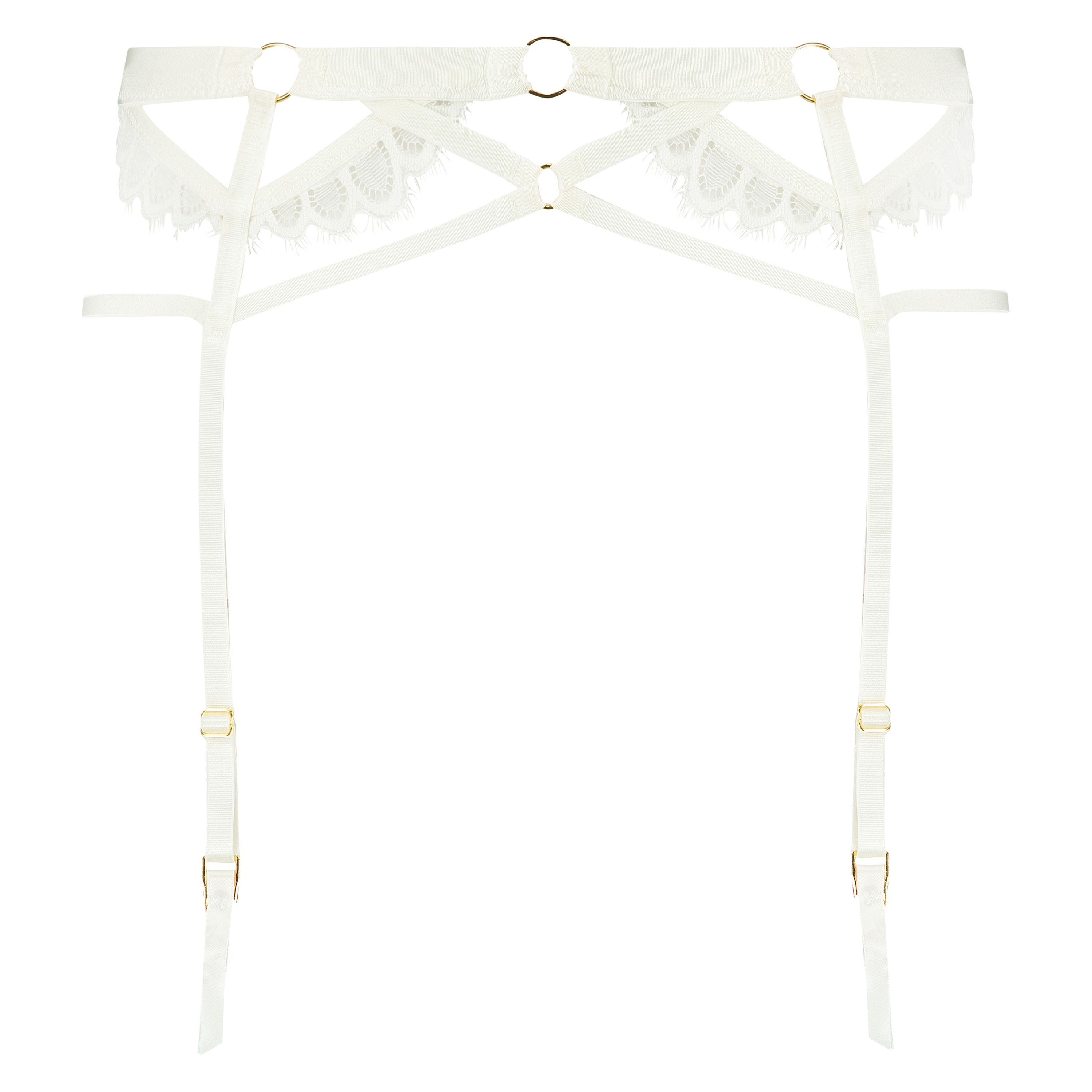 Private Porte-jarretelles Jacky, Blanc, main