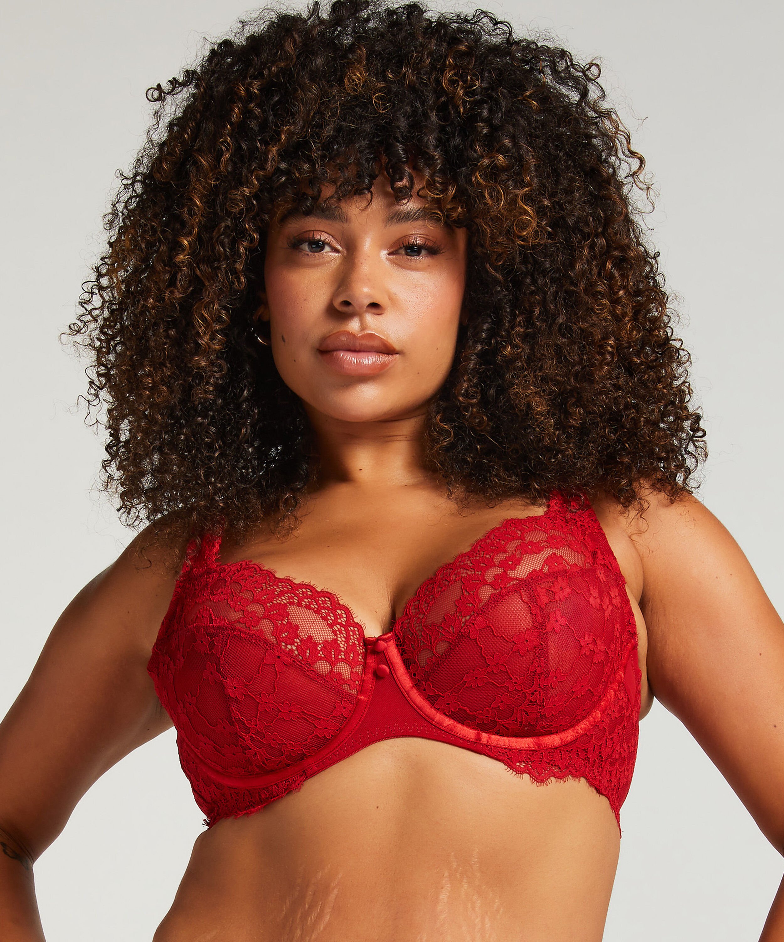 Soutien-gorge à armatures non-préformé Daisy, Rouge Soutien-gorge à armatures non-préformé Daisy, Rouge