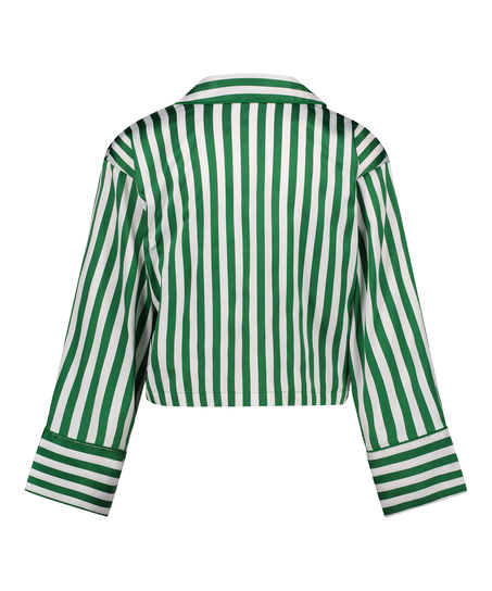 Veste à manches longues Satin, Vert