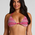 Haut de bikini triangle Cali, Rose