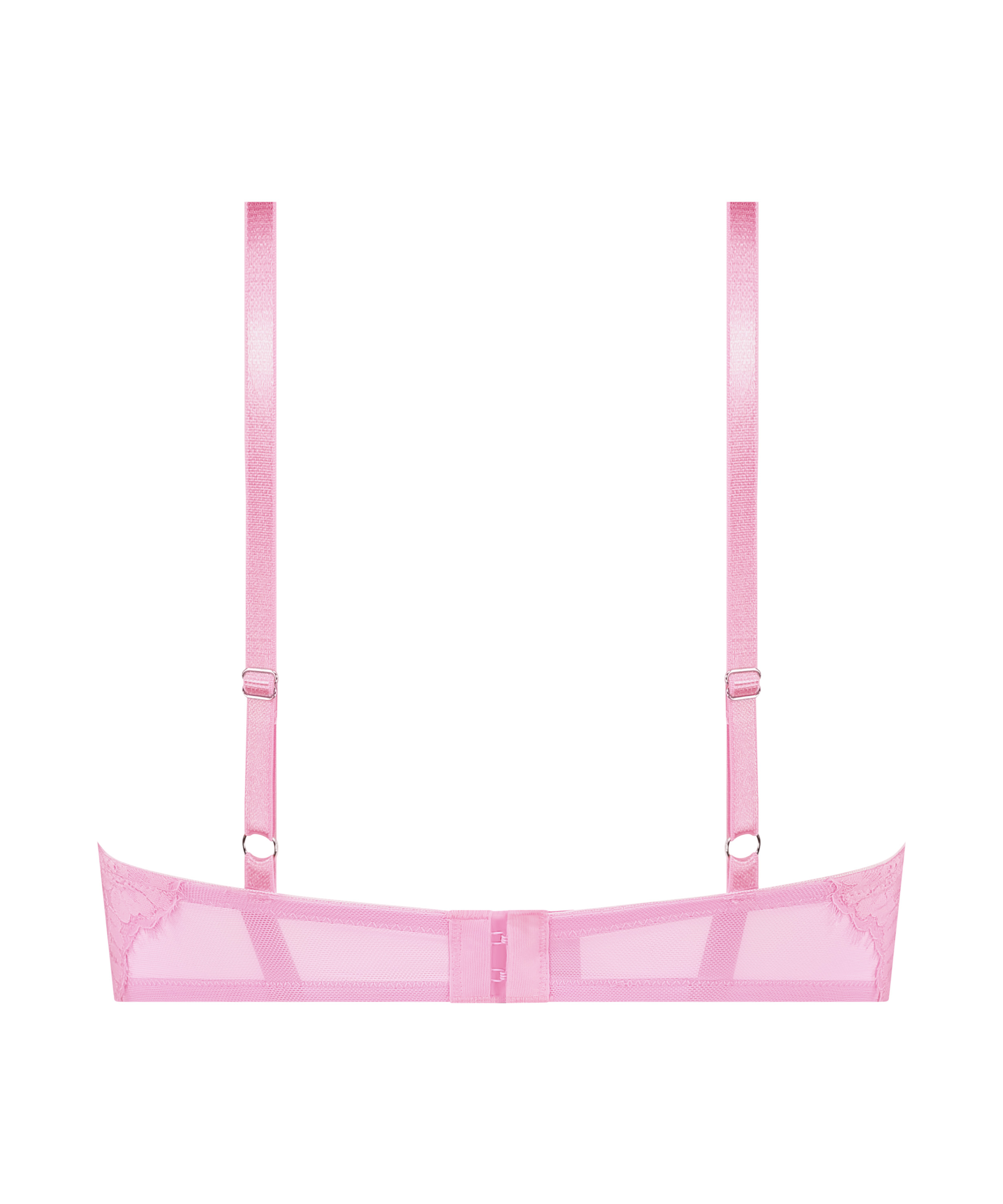 Soutien-gorge Longline non rembourré à armatures Milaan, Rose, main