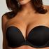 Soutien-gorge maximiseur pr&eacute;form&eacute; sans bretelles, Noir