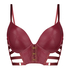 Soutien-gorge rembourré à armatures Vicky, Rouge