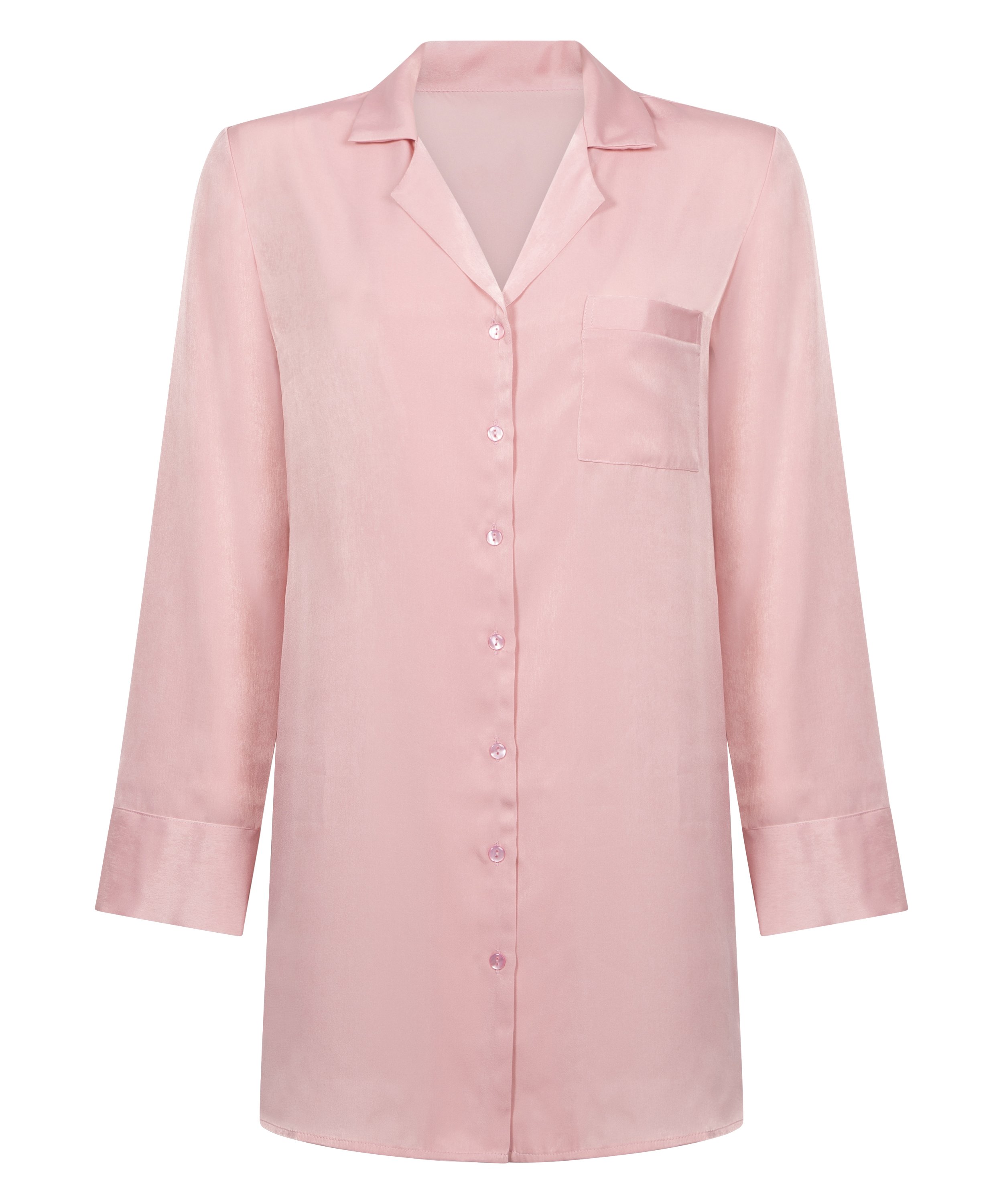 Chemise de nuit Satin, Rose, main
